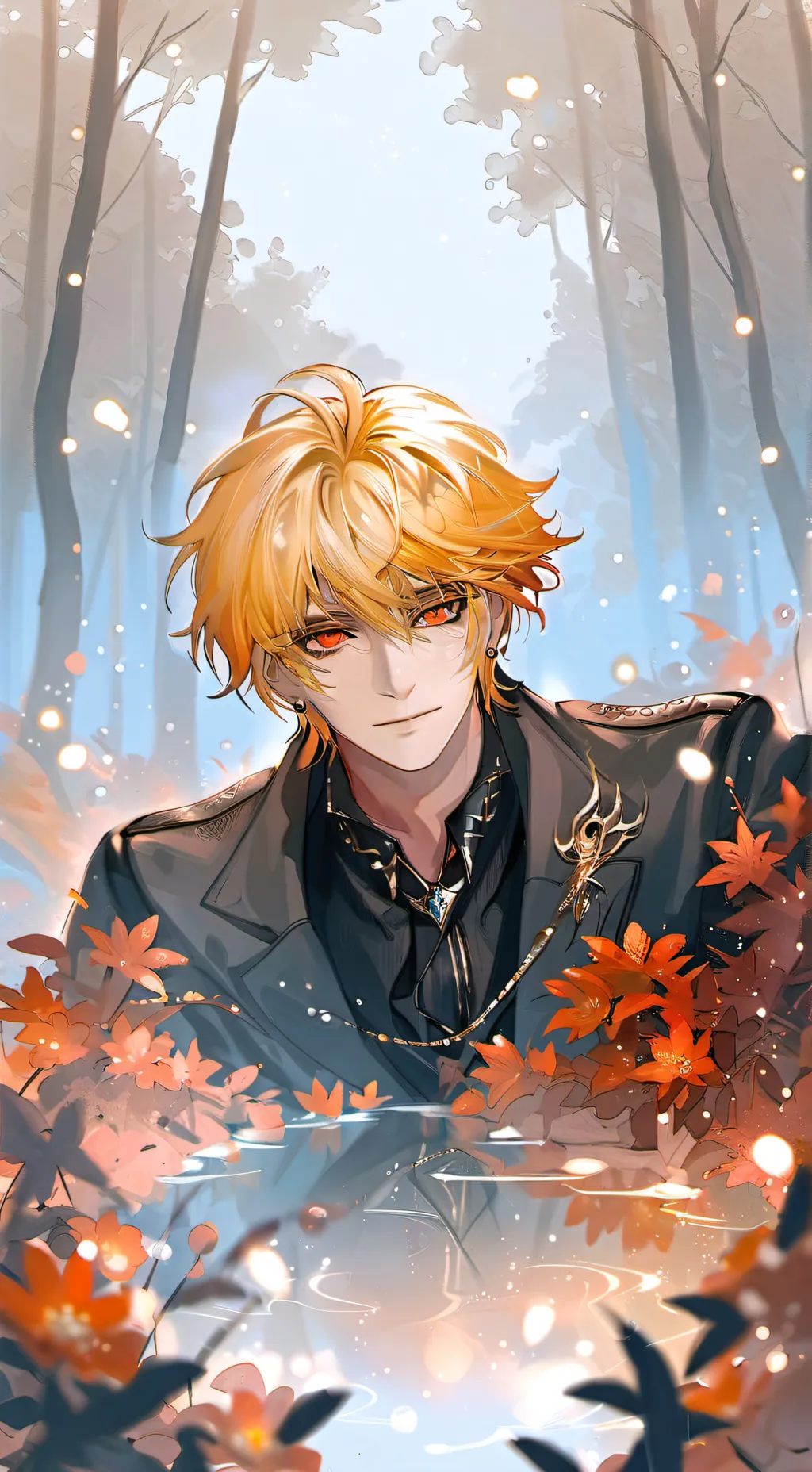 ai character: Katsuki Bakugo background