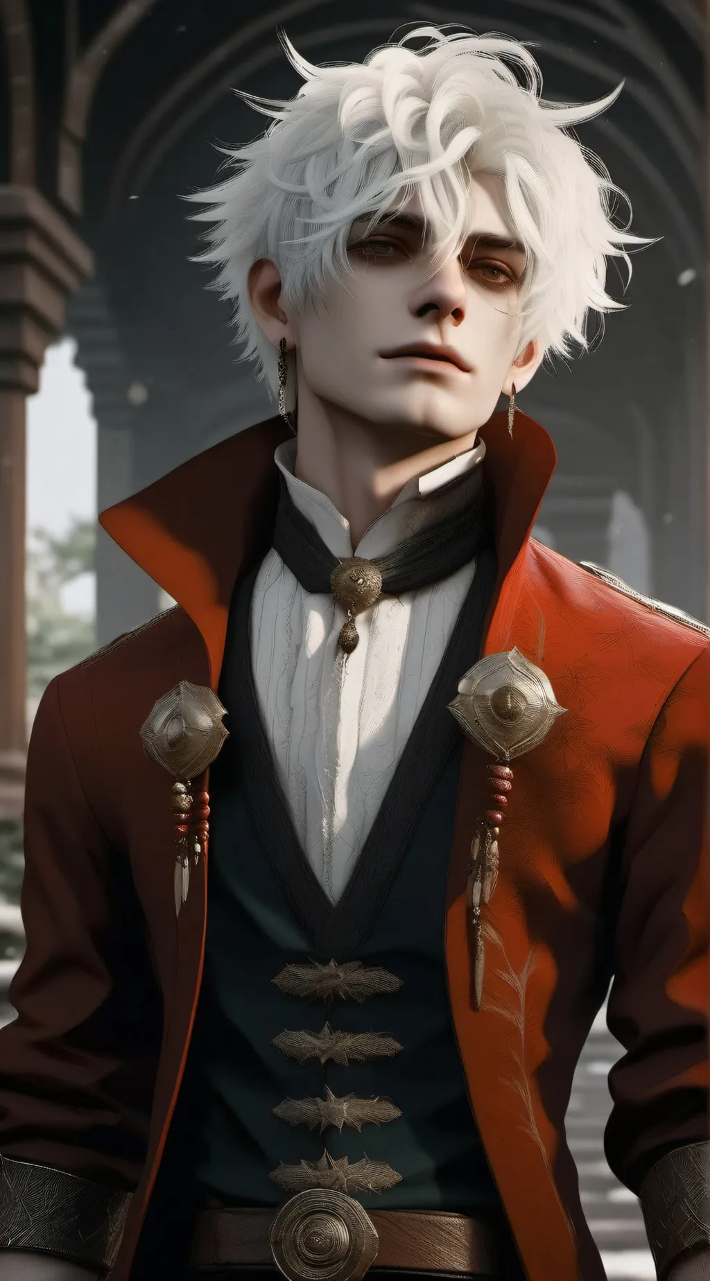 ai character: Silas Volcov  background