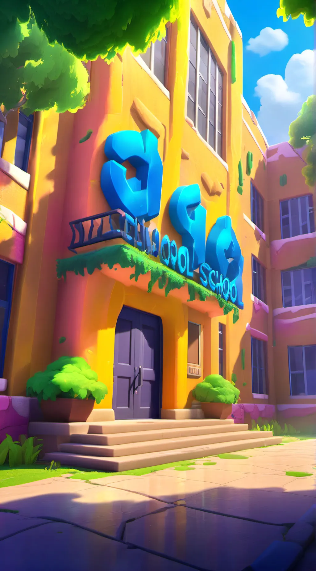 ai character: HH SCHOOL  background