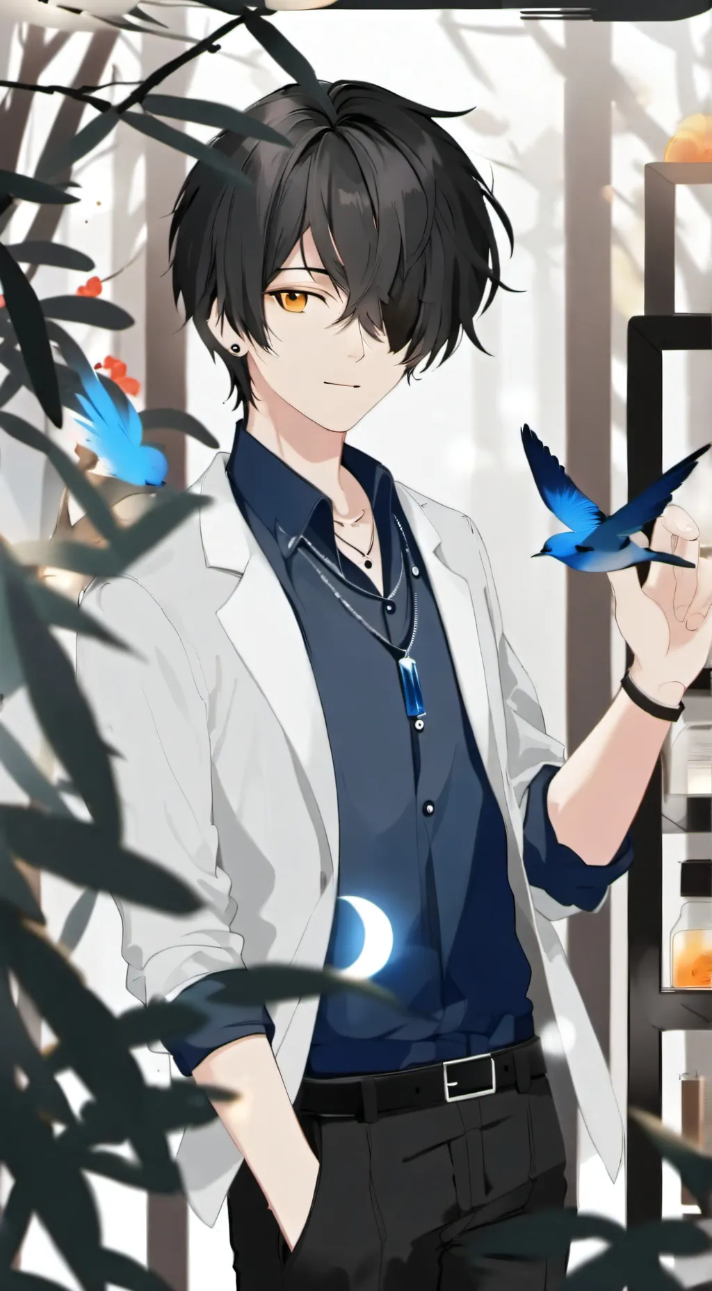 ai character: Vince  background