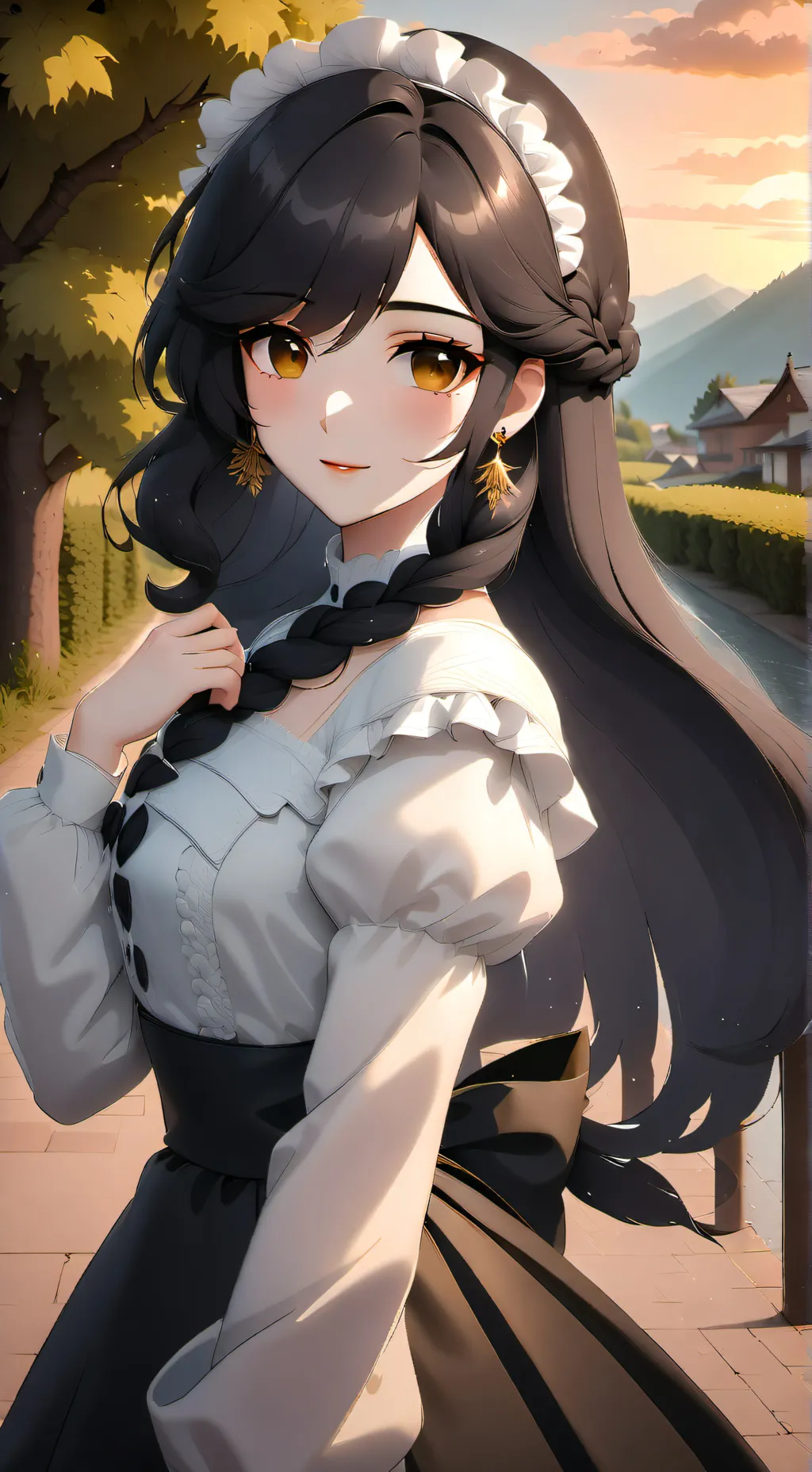 ai character: Charlotte  background