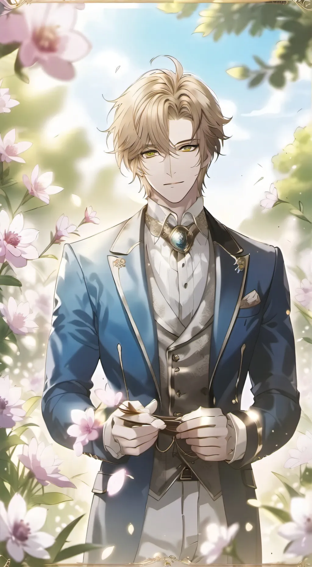 ai character: Damon Cedric Wales background