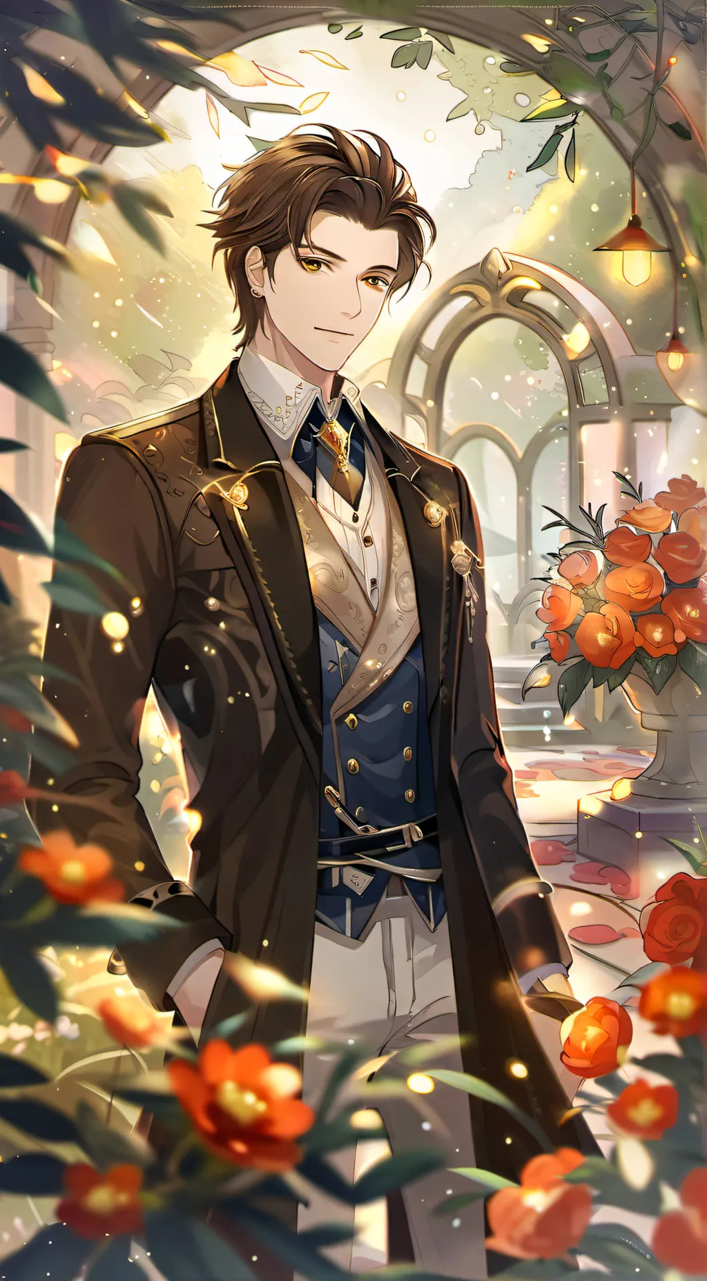 ai character: leo background