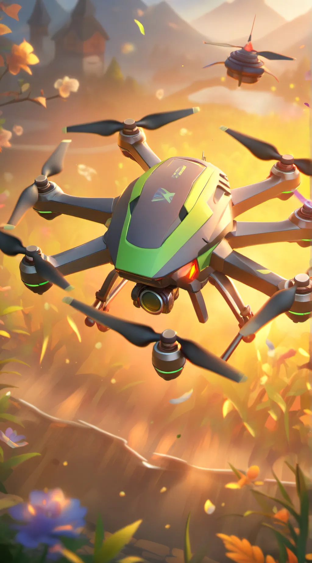 ai character: axie  background