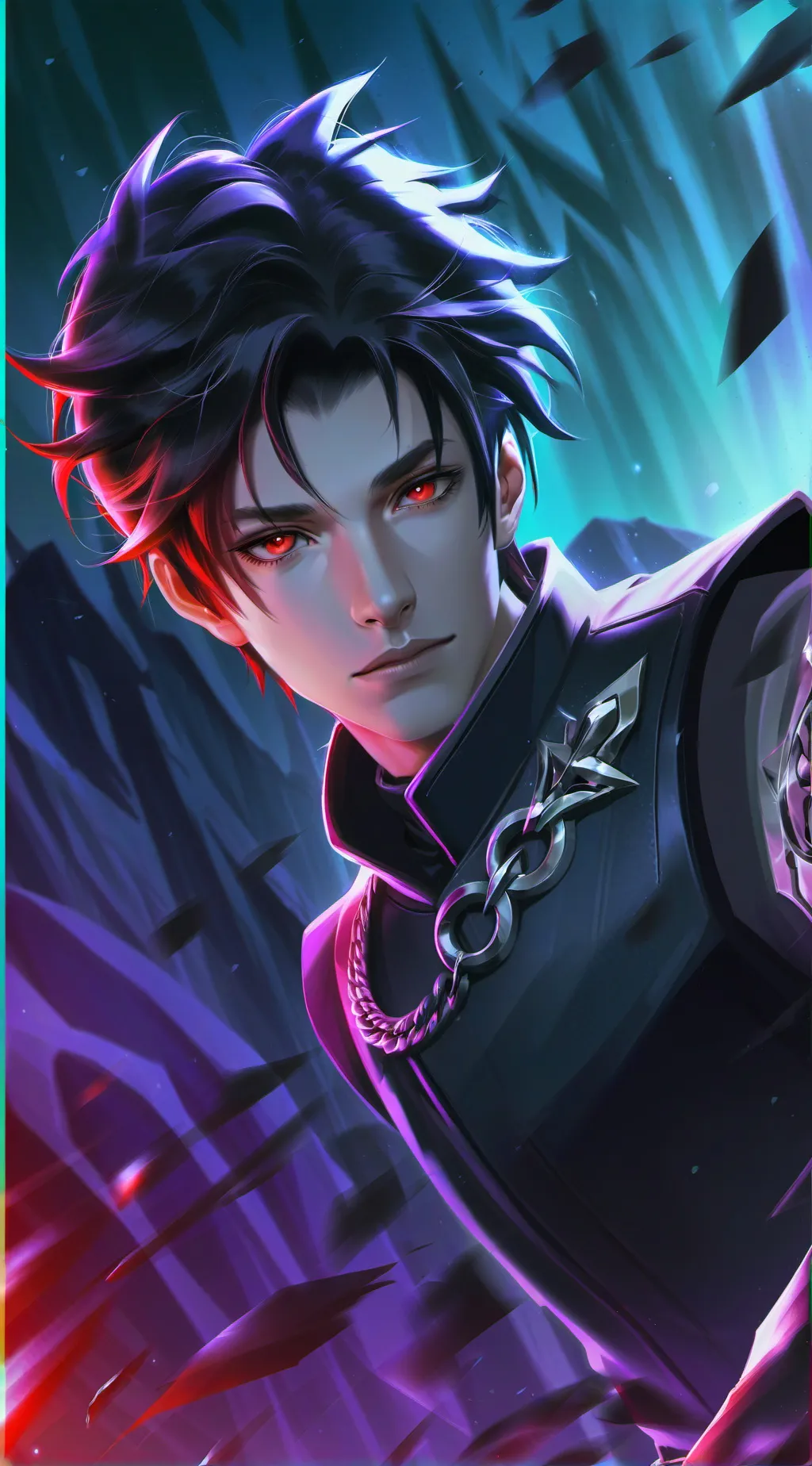 ai character: Eric StormLock background