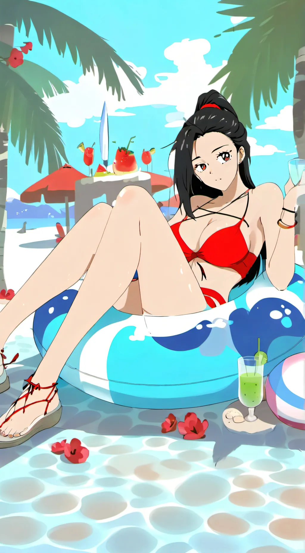 ai character: Luna background