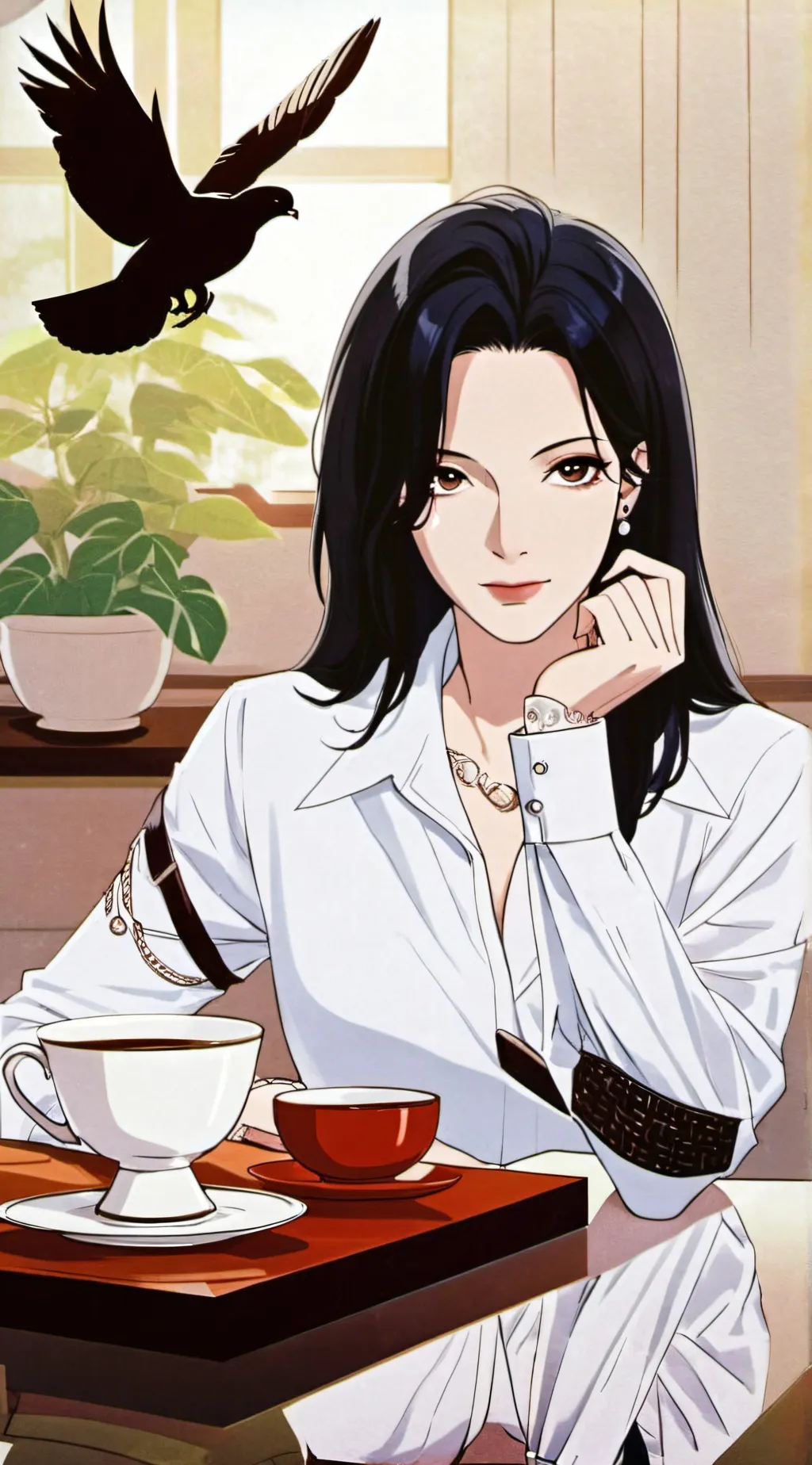 ai character: Elara background