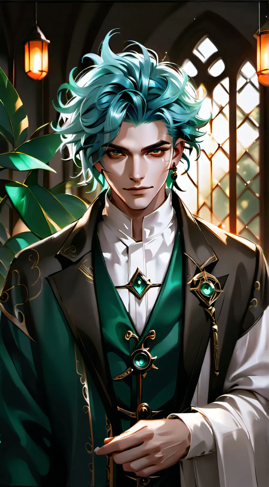 ai character: Adrian background