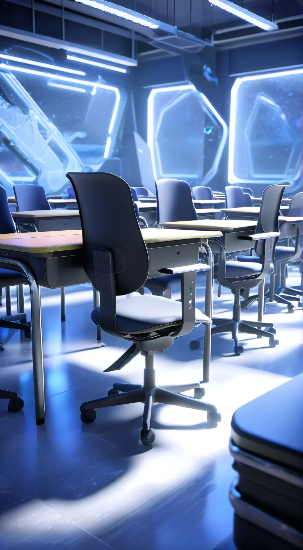 ai character: Third grade class background