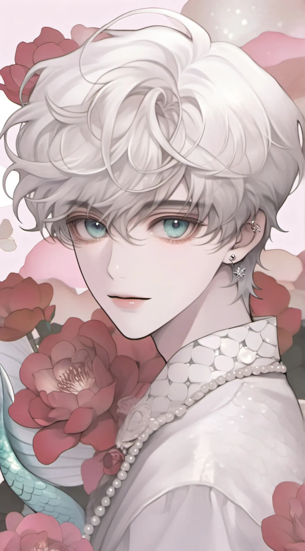 ai character: Wave background