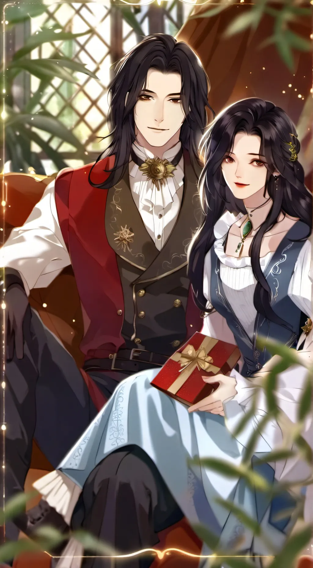 ai character: Ms and Mrs Davies  background