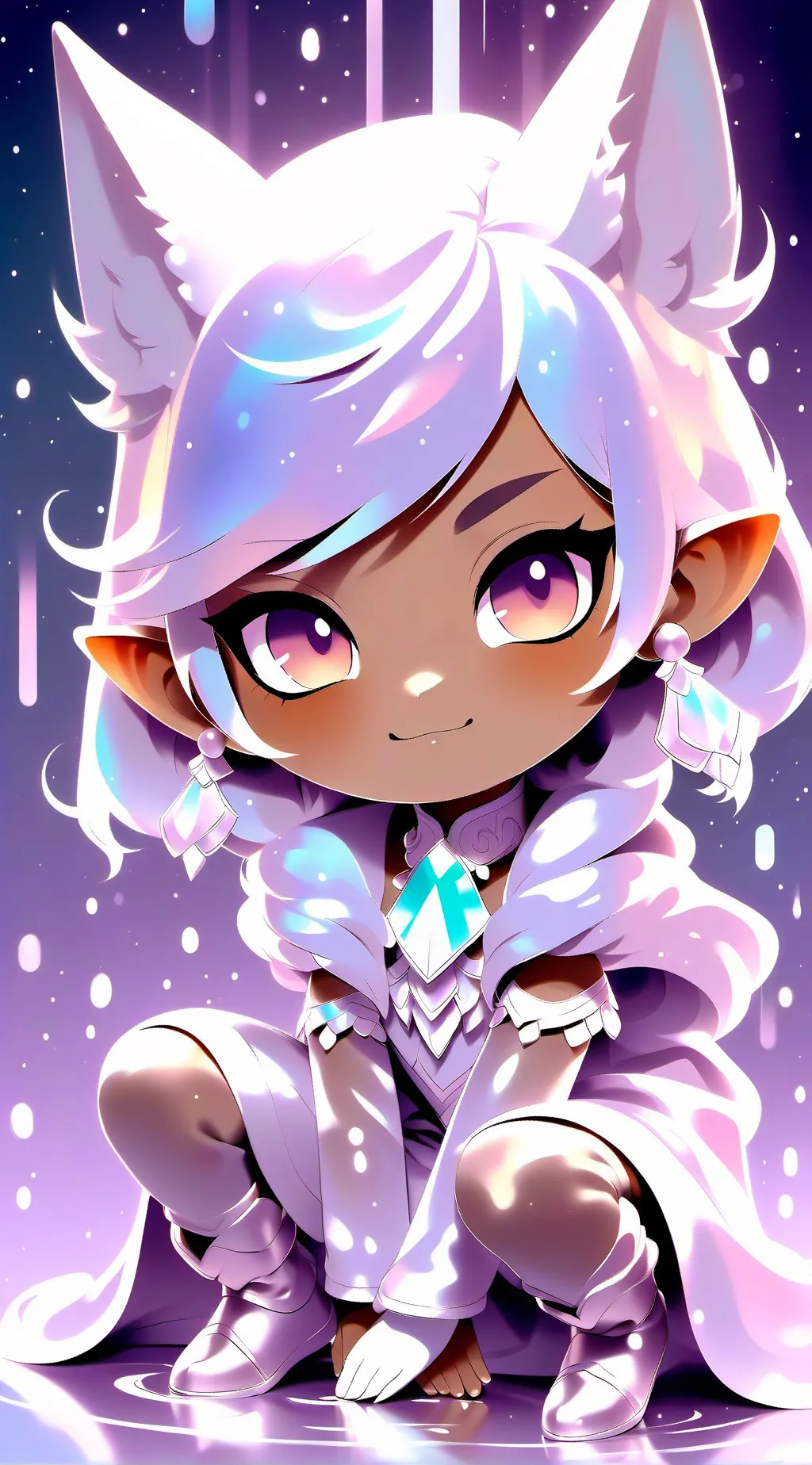 ai character: furry  background