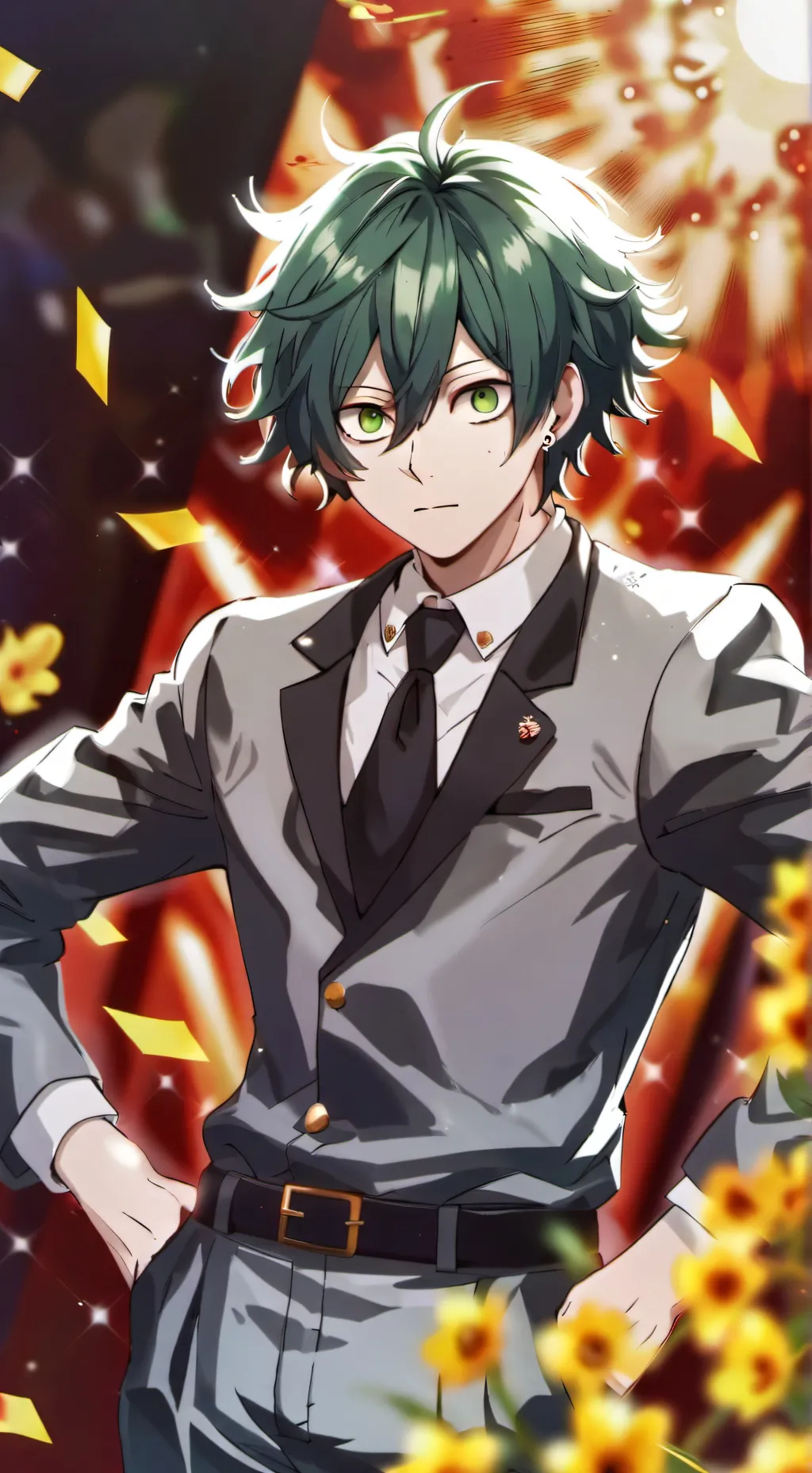 ai character: You vs villian mha background