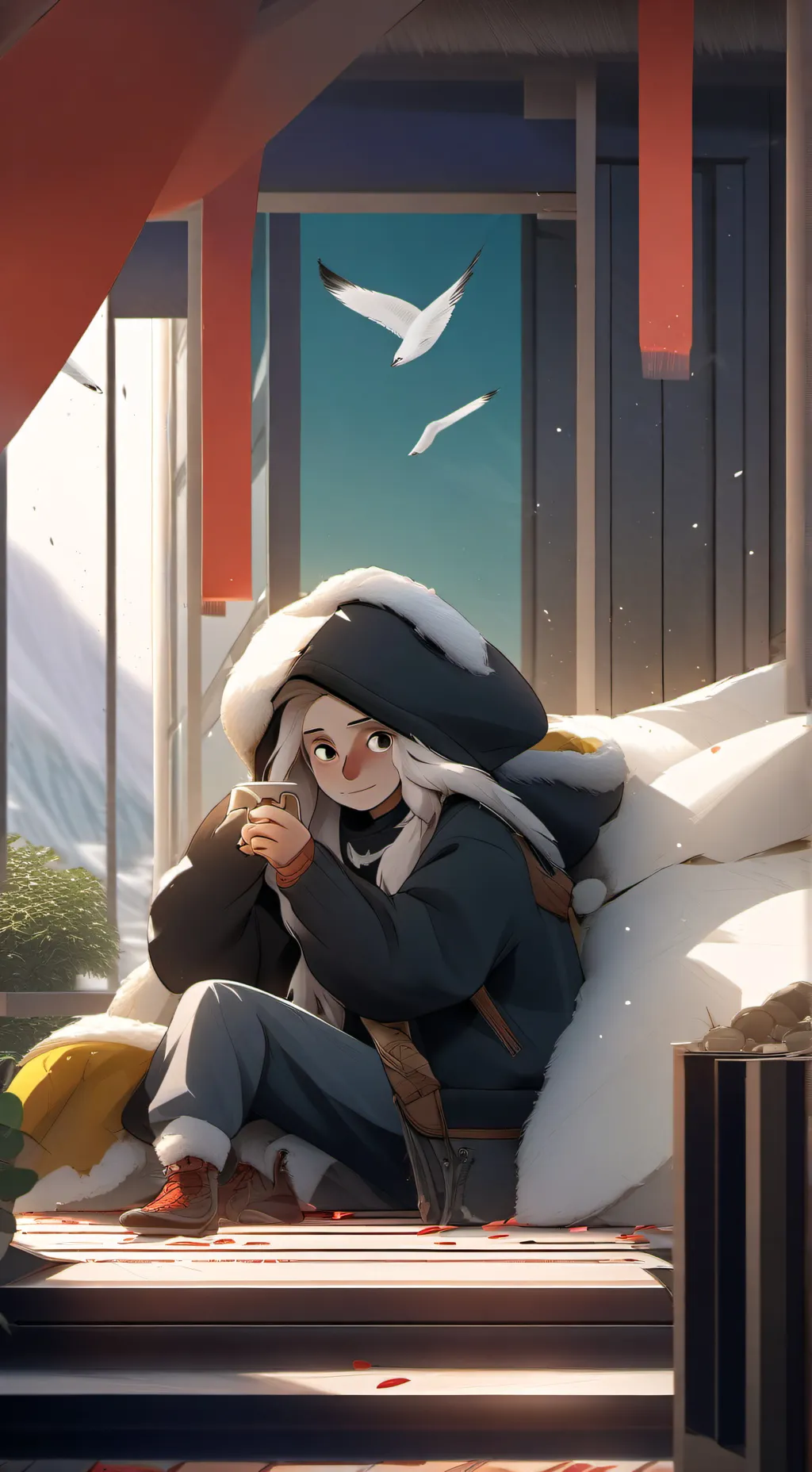 ai character: Dandys world!! background