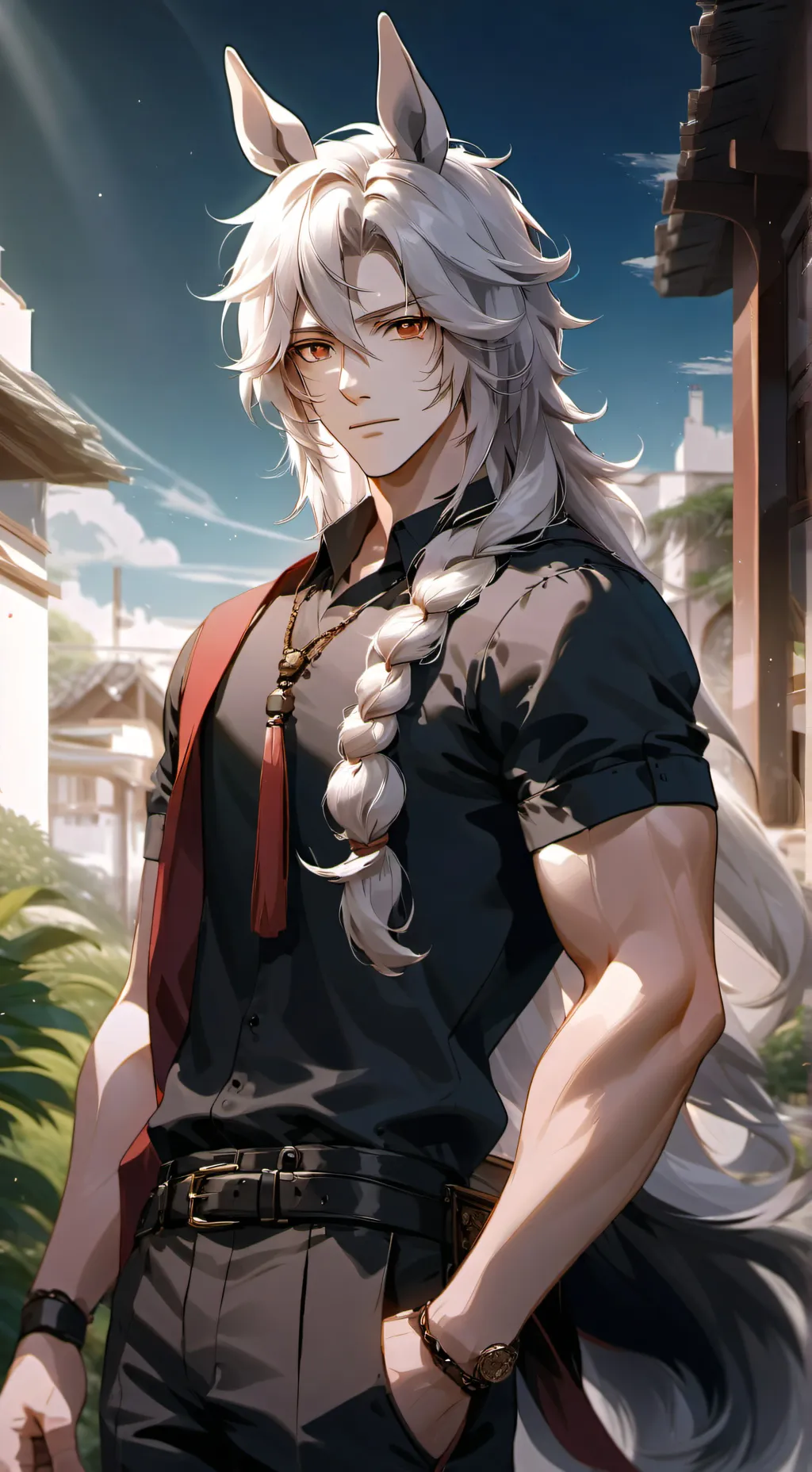 ai character: Caesar background