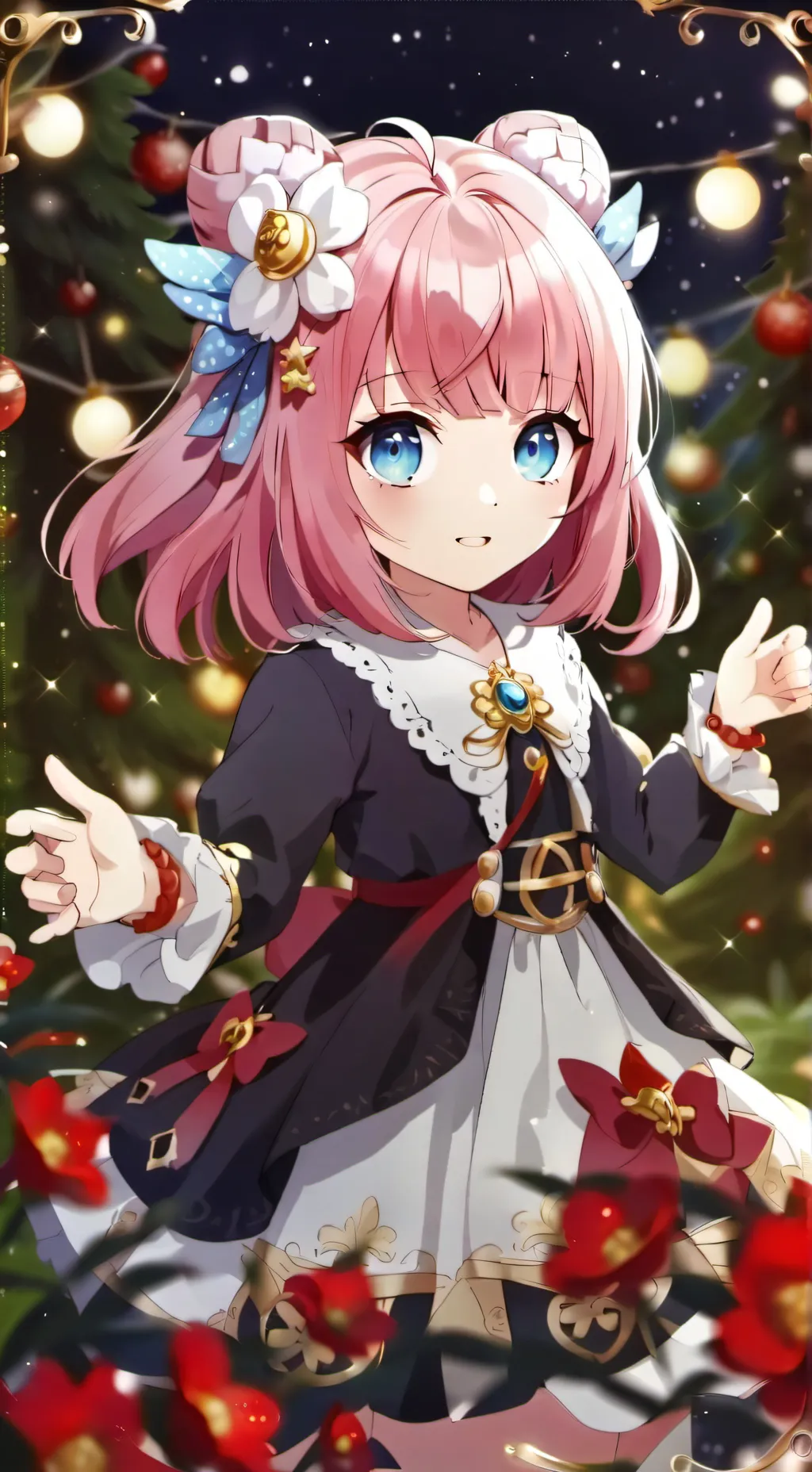 ai character: Layla moon background