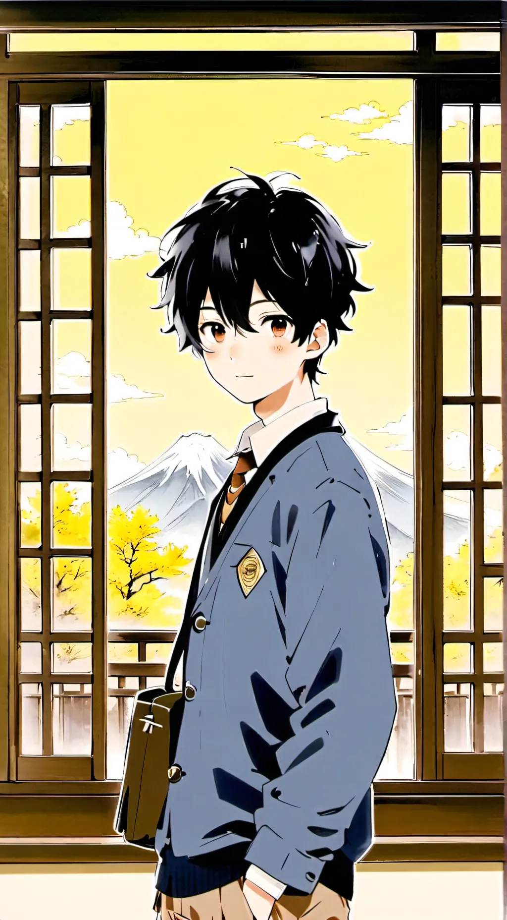 ai character: Keichi  background