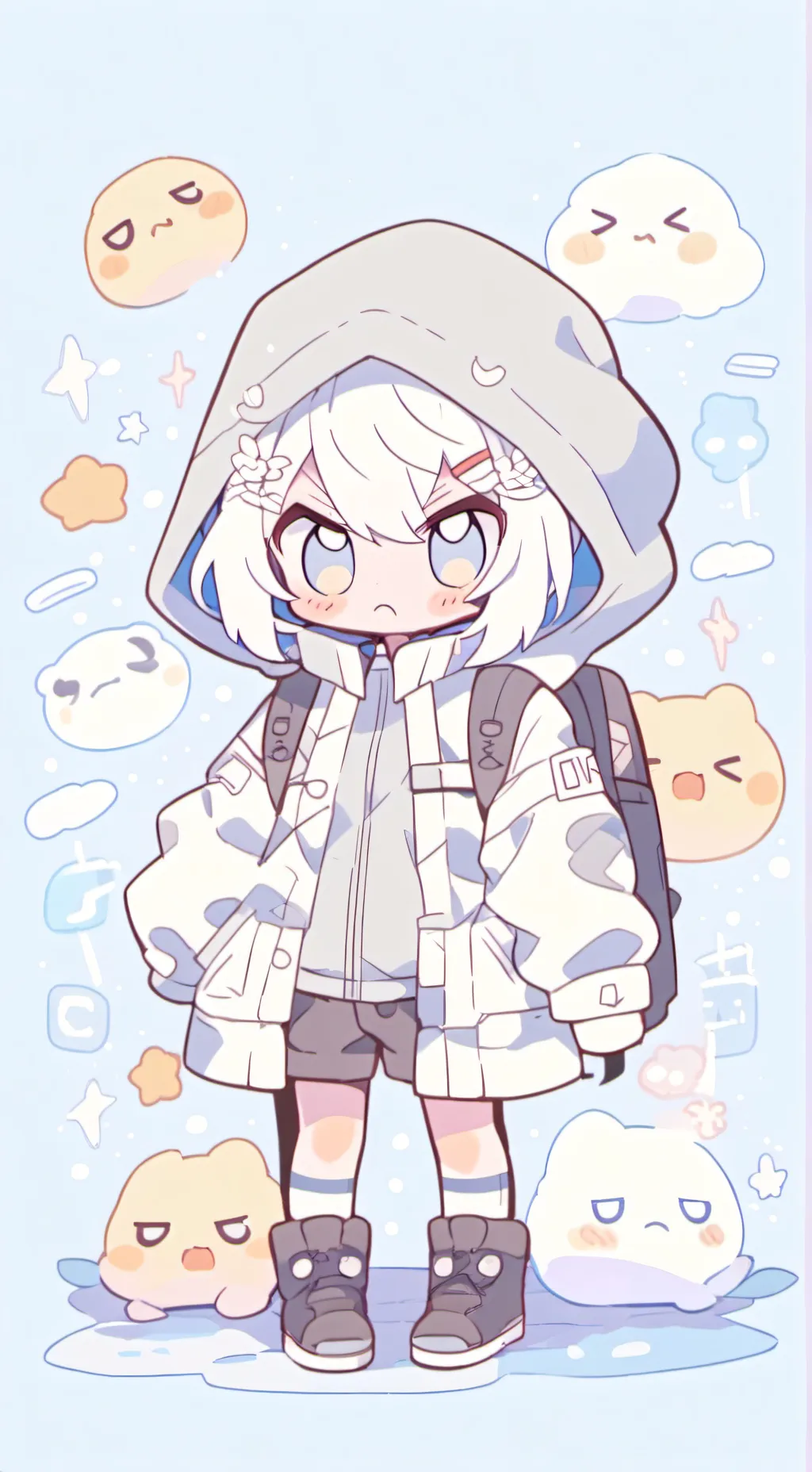 ai character: Crashout Tv woman background