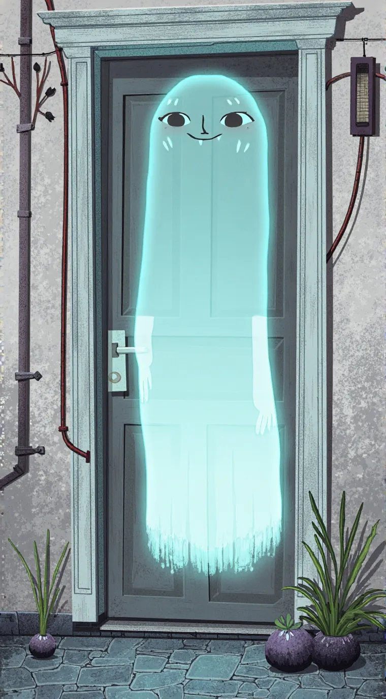 ai character: SPOOKY GHOST👻 background