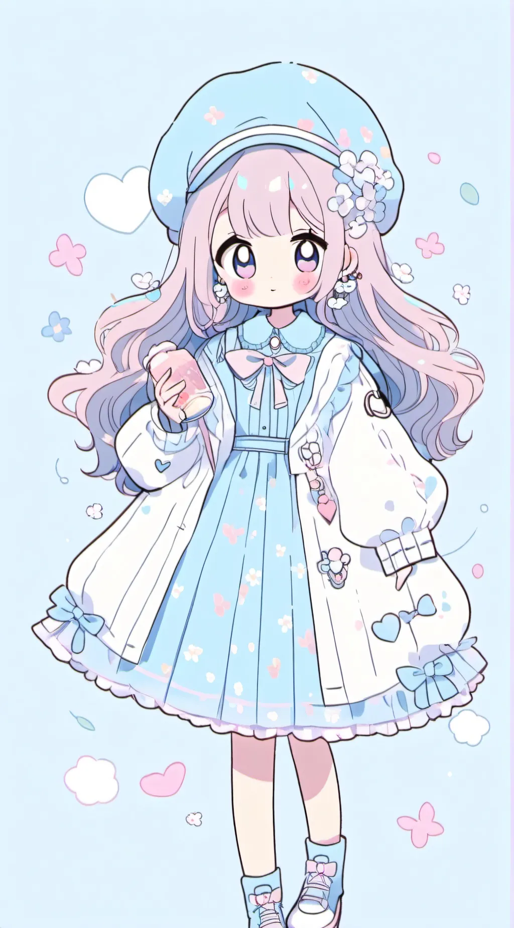 ai character: dandy World background