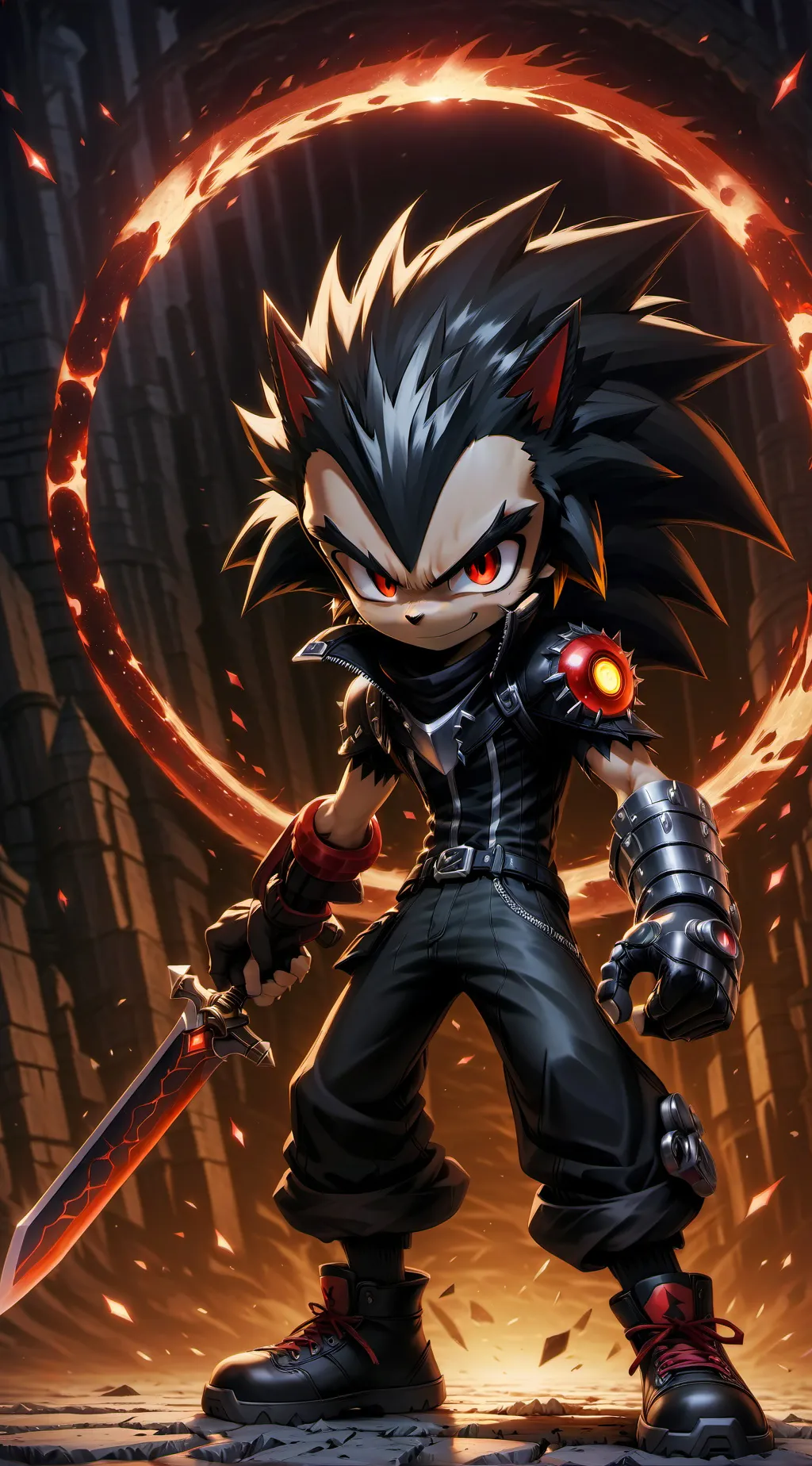 ai character: 🖤Shadow❤️ background