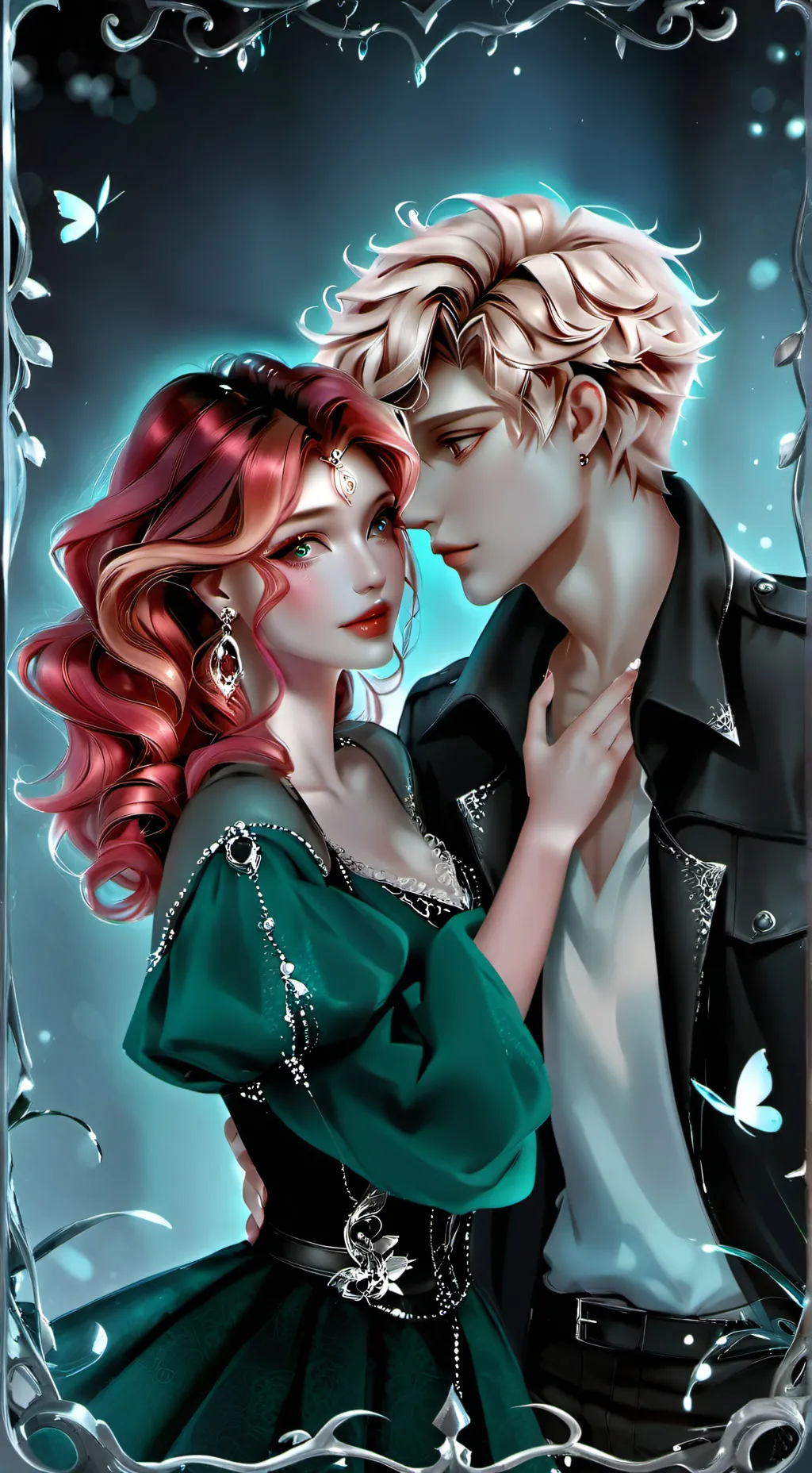 ai character: Mha Kissing drunk background