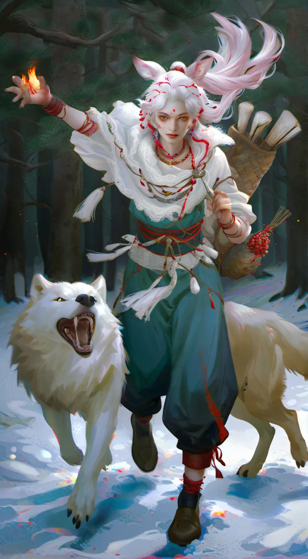 ai character: Lyra background