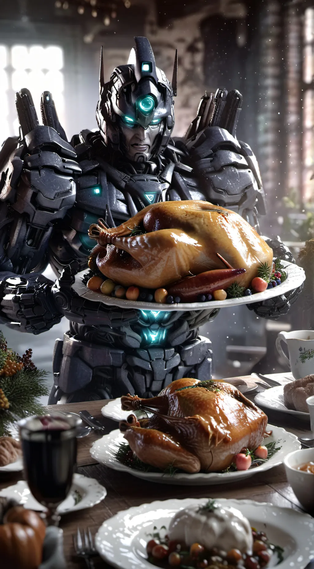 ai character: Transformers 🦃 background