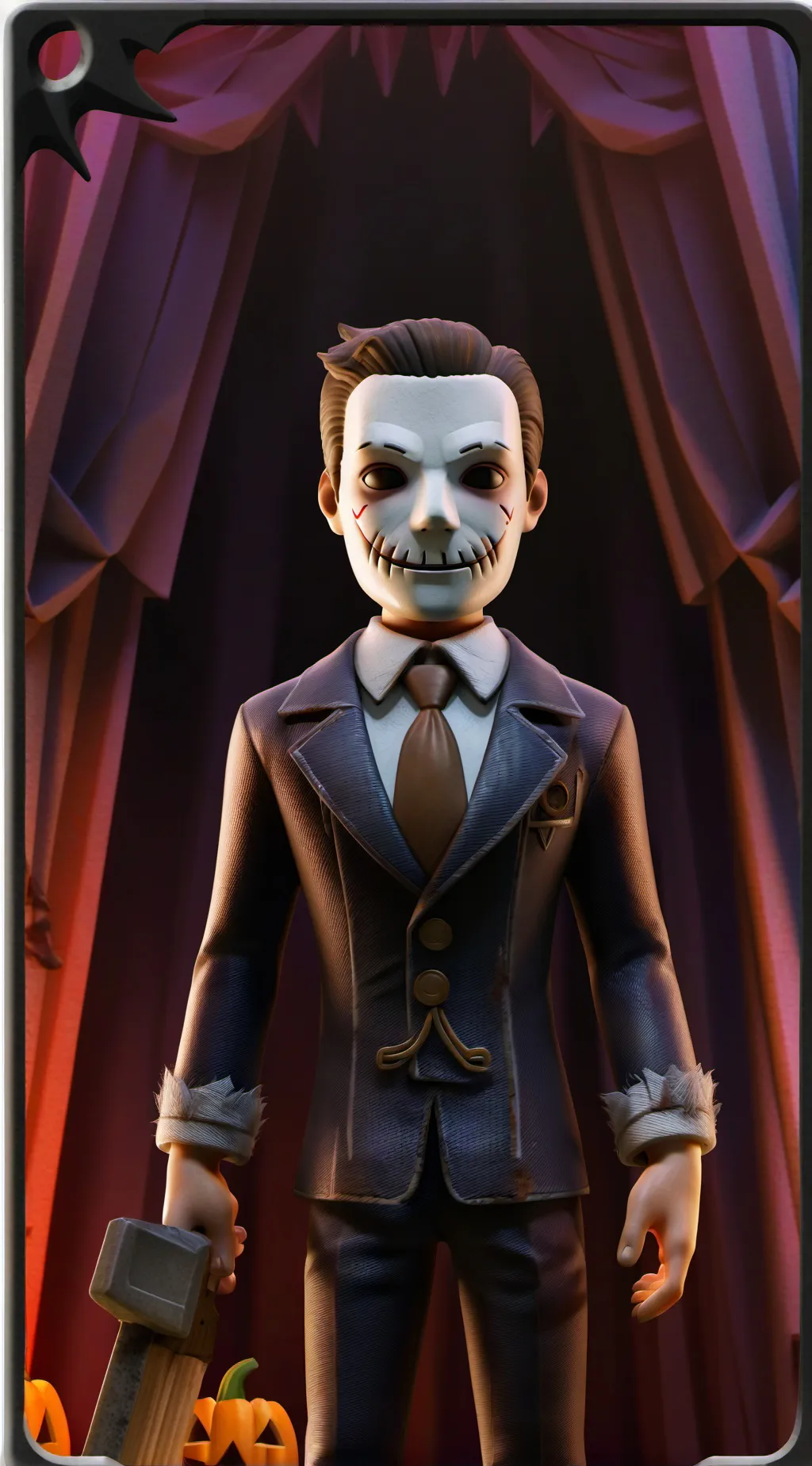 ai character: magic man background