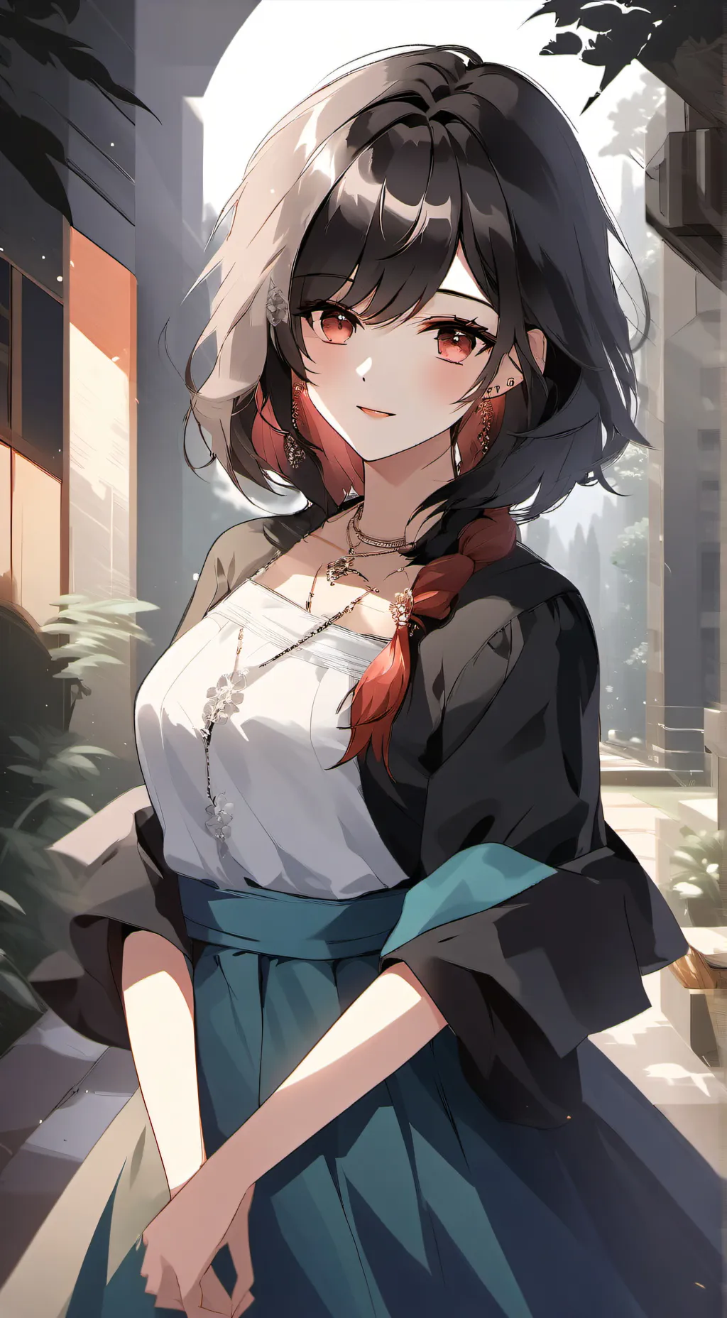 ai character: luna background