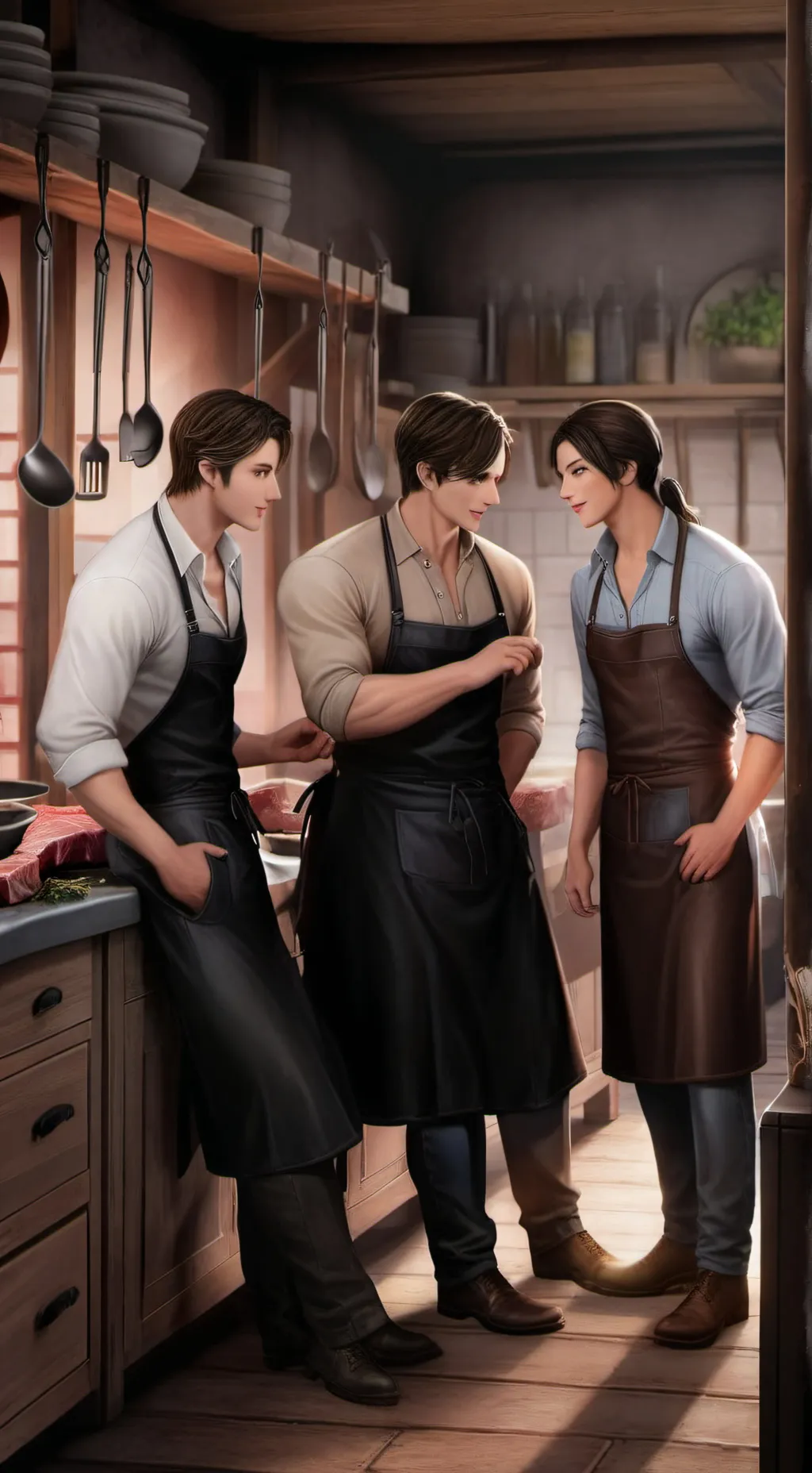 ai character: Jake Oliver Theo  background