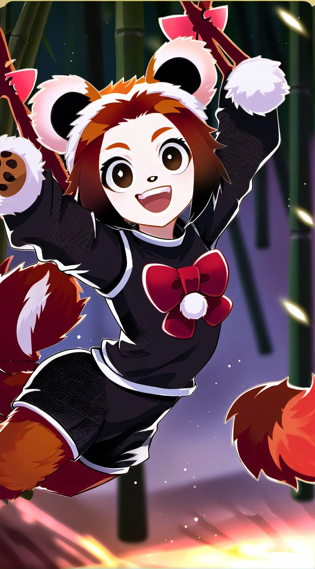 ai character: Rusty Acro Spirit background