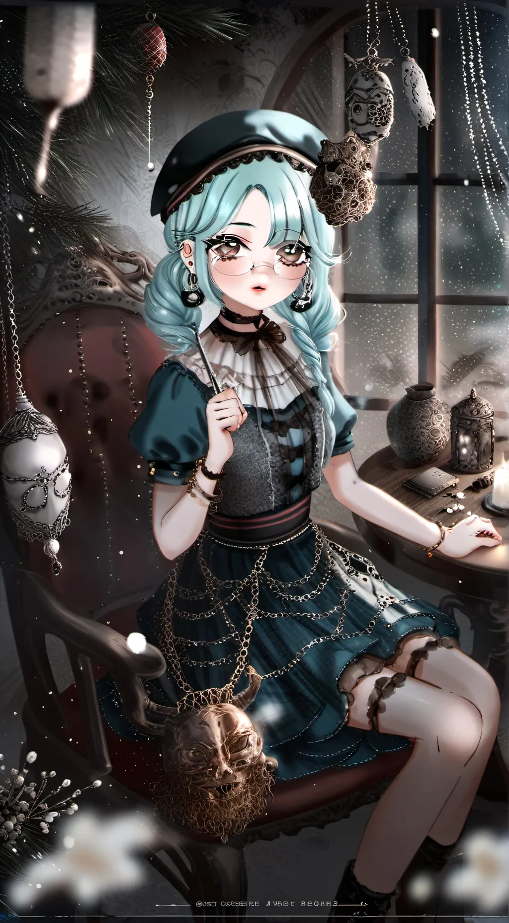 ai character: a nerd background