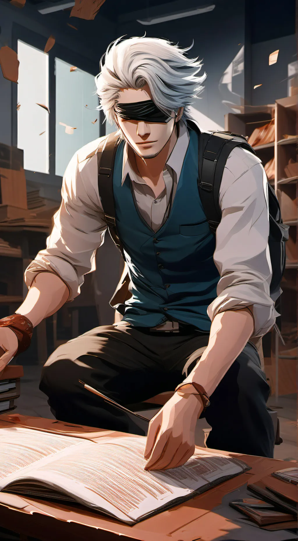 ai character: Gojo background