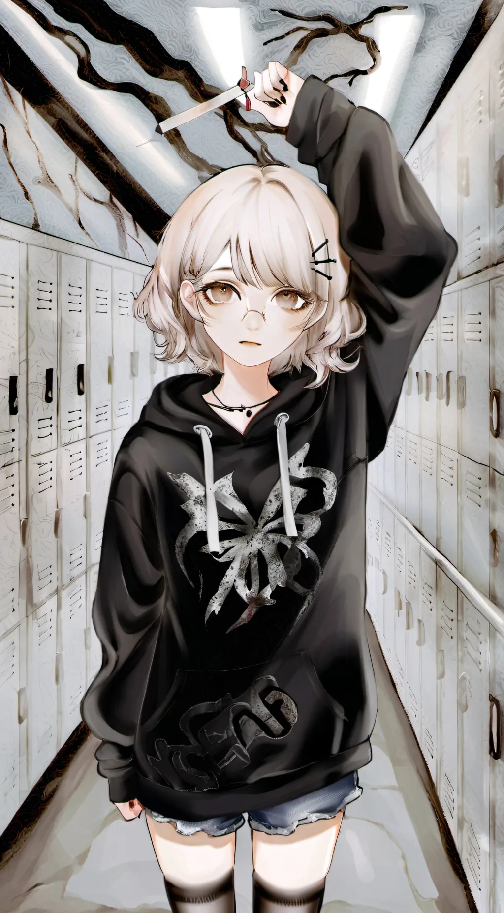 ai character: Angelika ￼ background