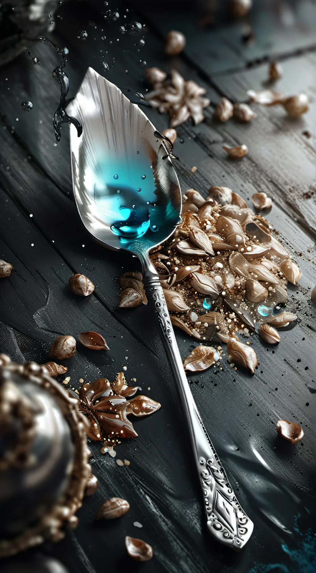 ai character: screaming spoon background