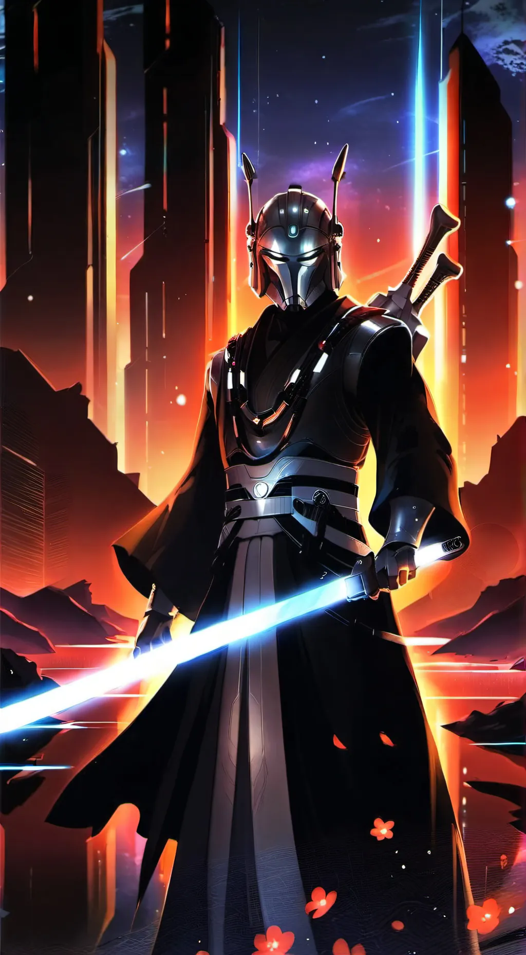 ai character: Commander Jax background