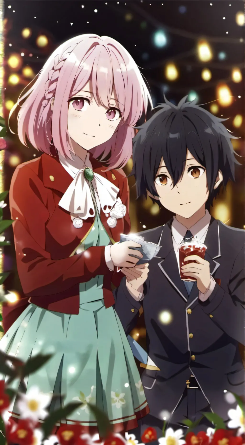 ai character: Mina ashido background