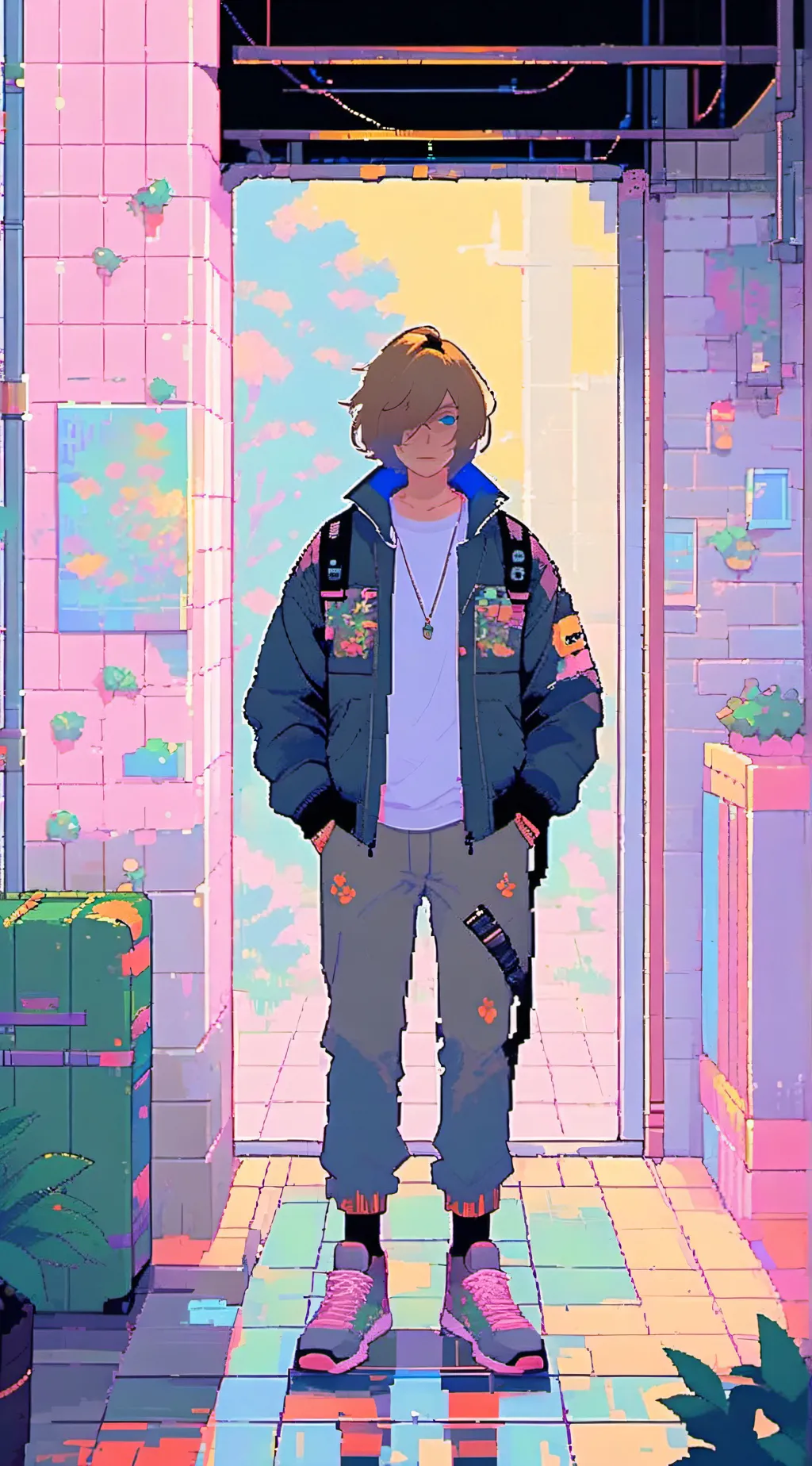 ai character: Kade  background