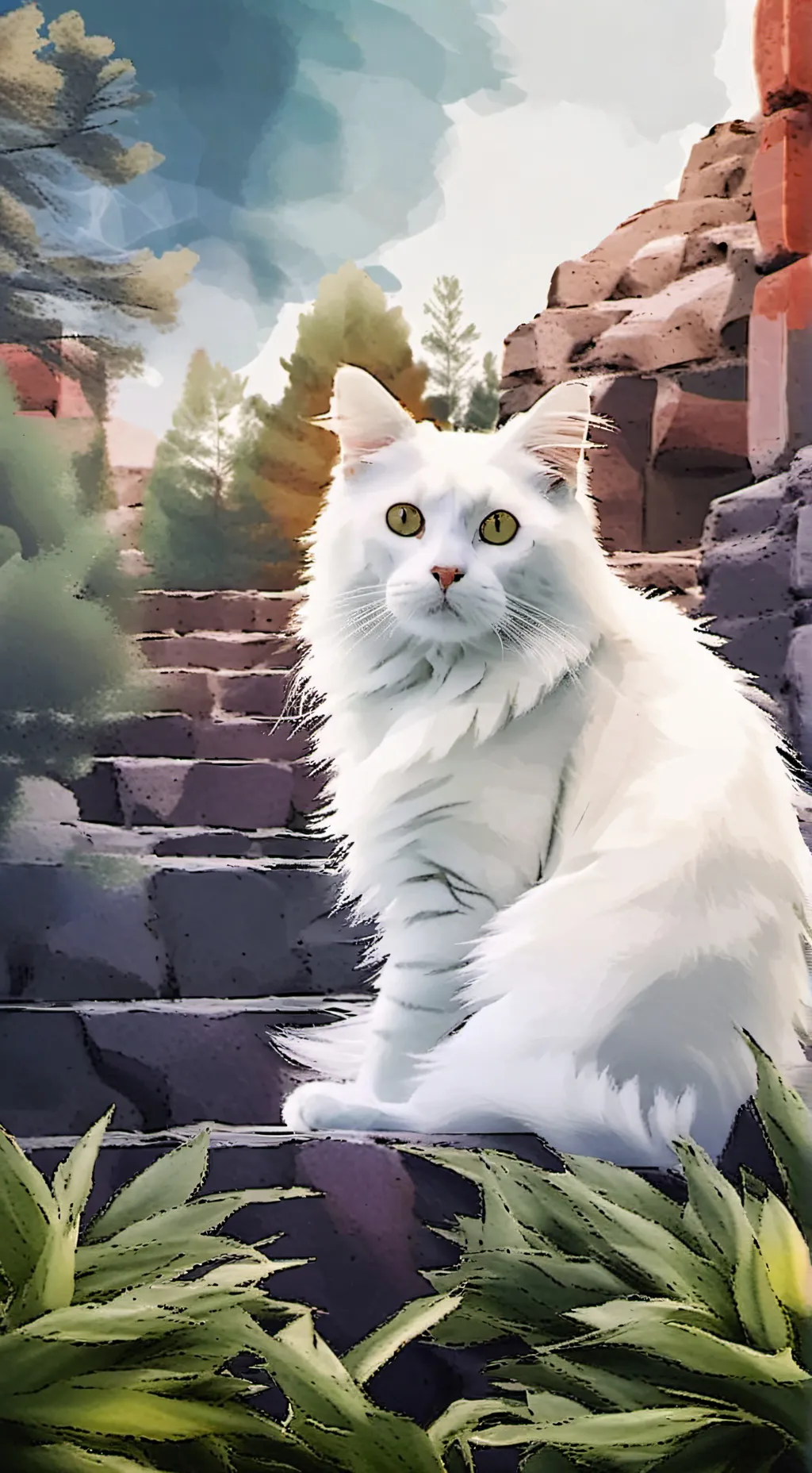 ai character: Leopard'Star background