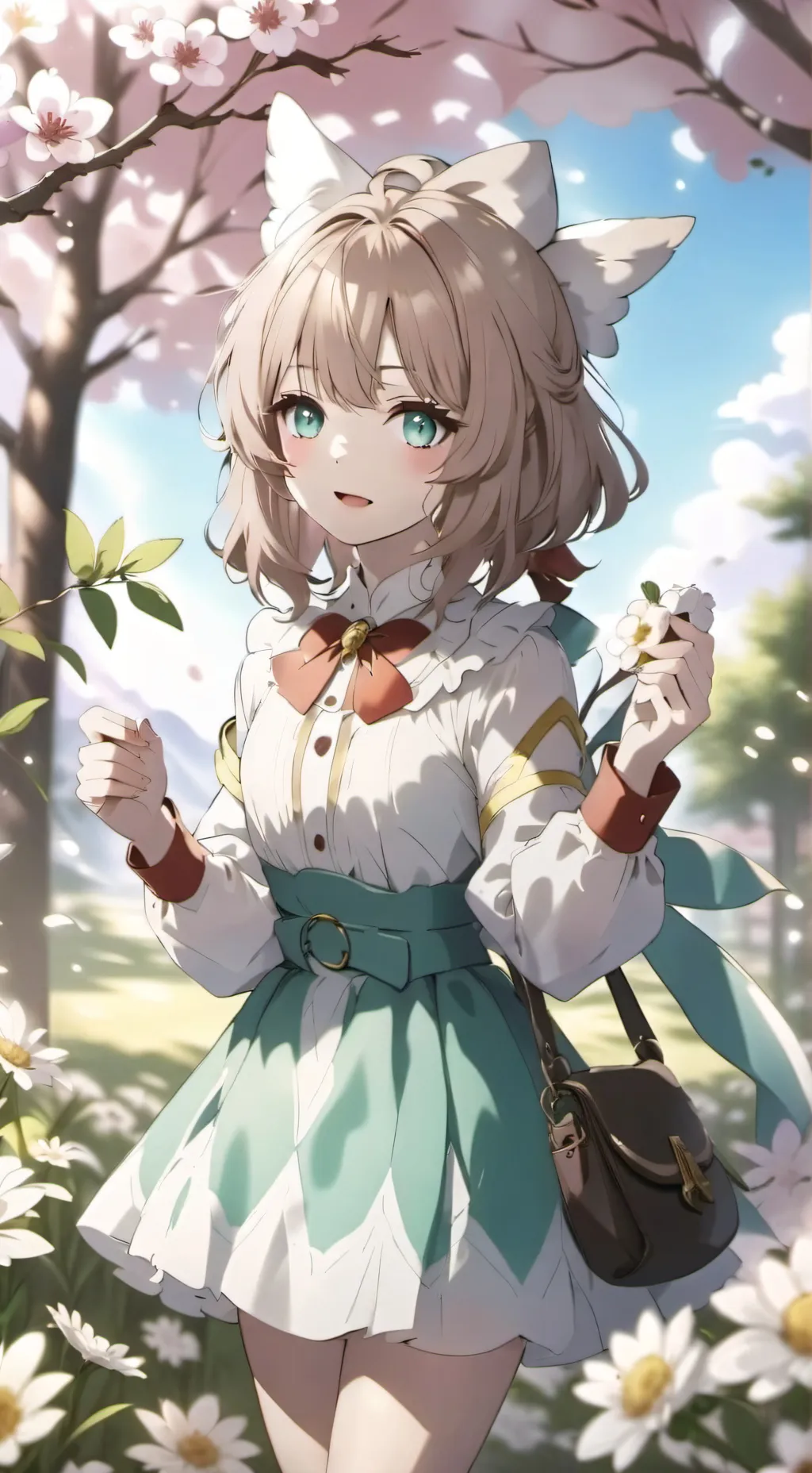 ai character: Busy girl hanna  background