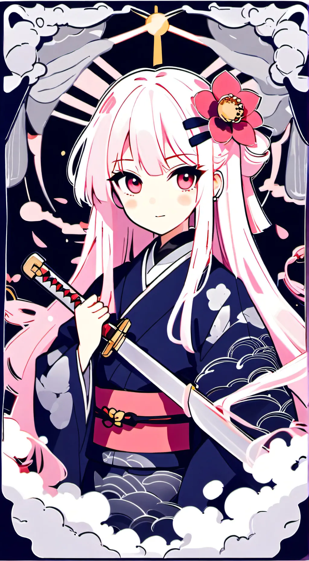 ai character: Umayo Yashiki background