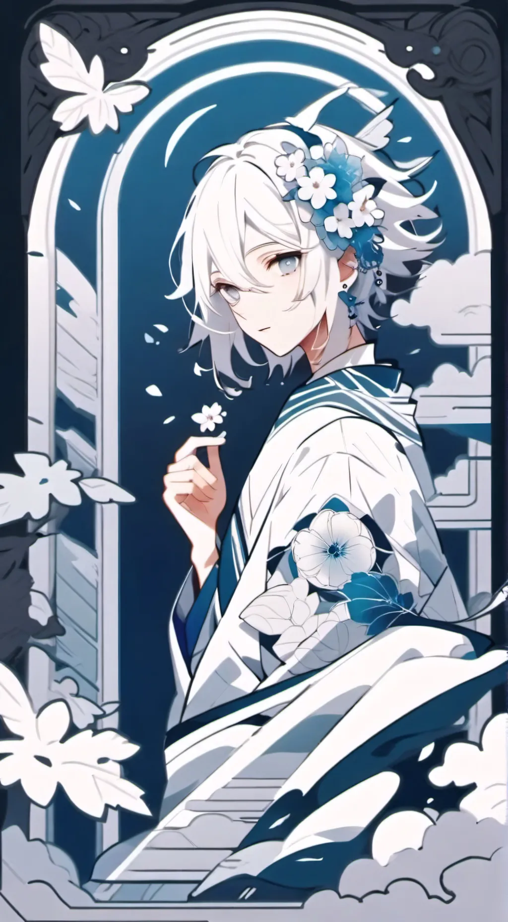 ai character: yuki' shogun background