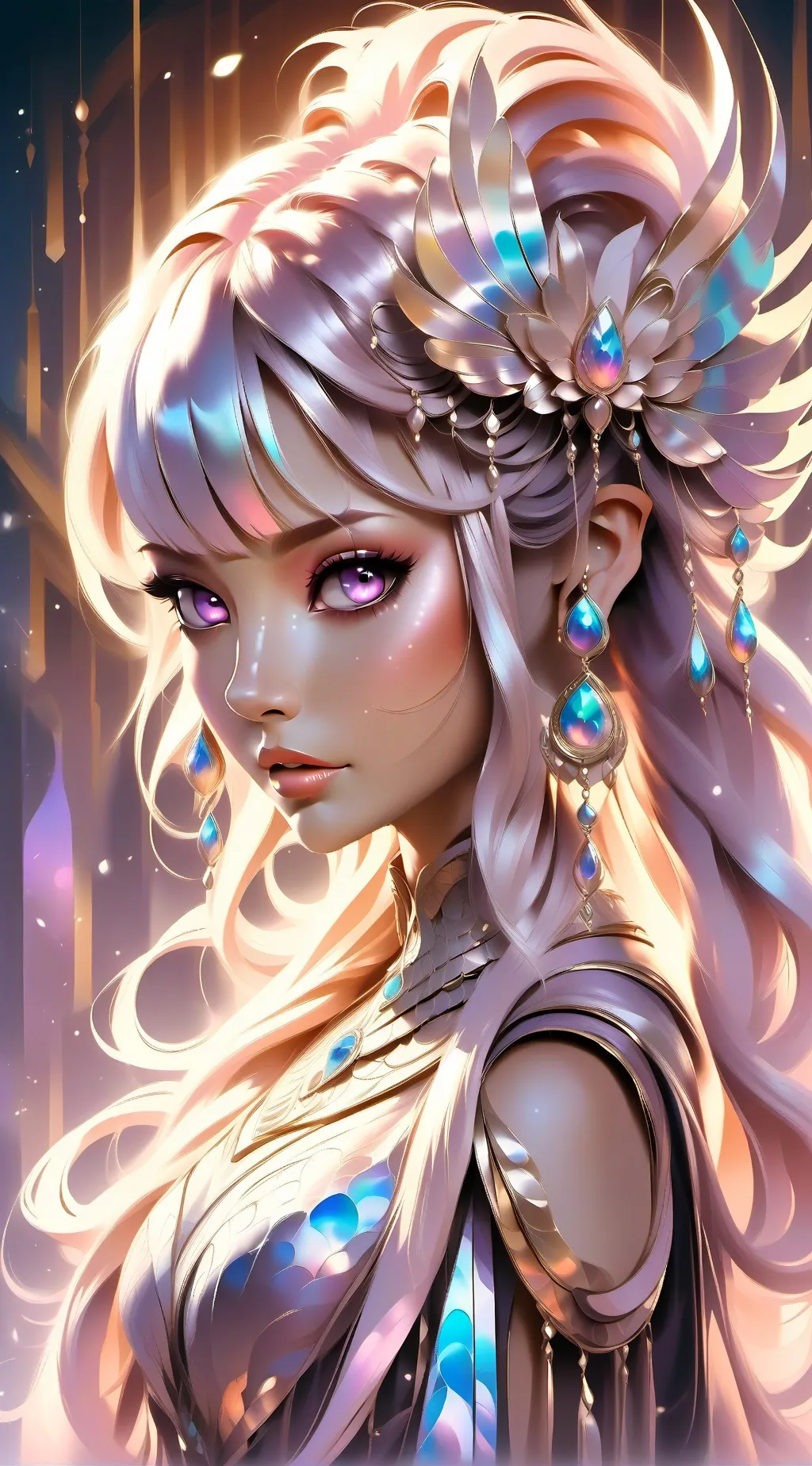 ai character: lilly background