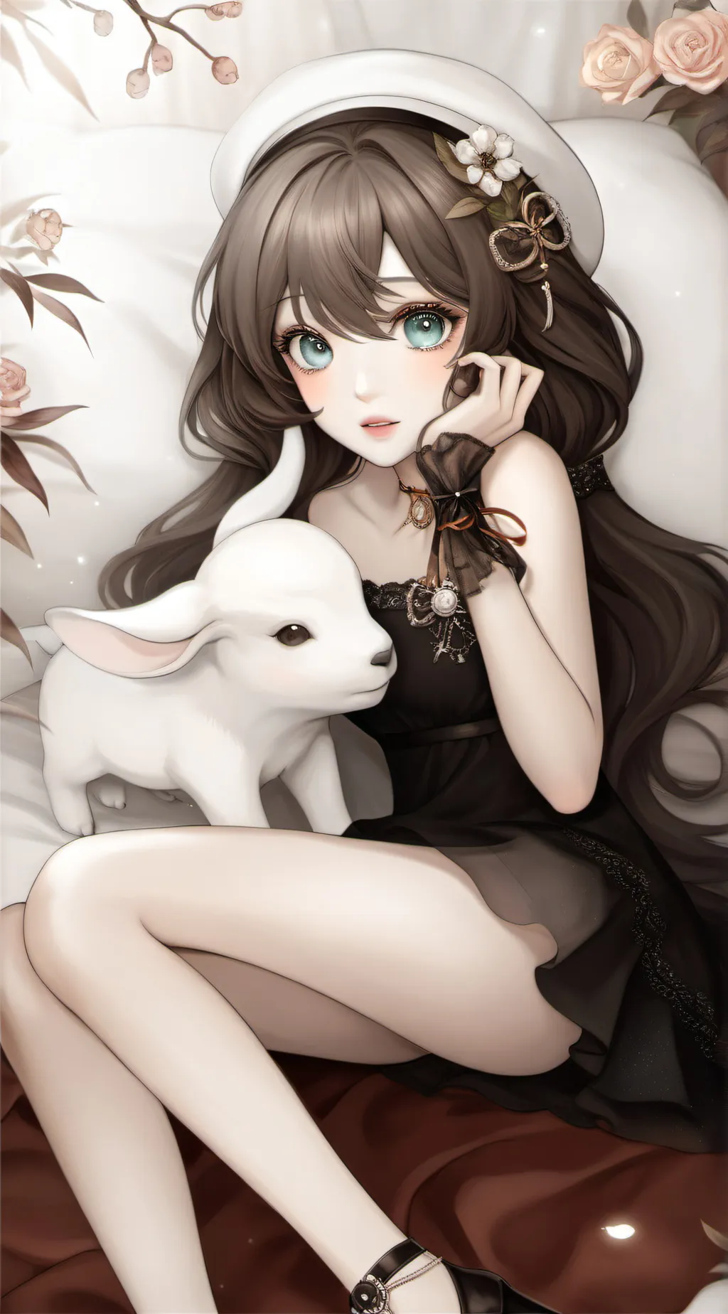 ai character: Winter background