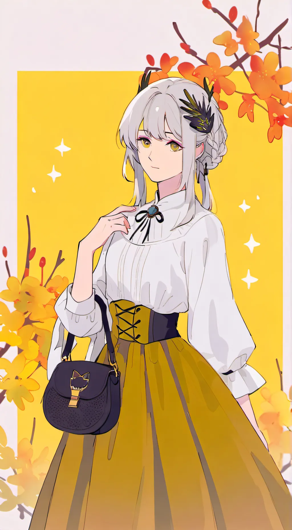 ai character: 🌼Angela🌼 background