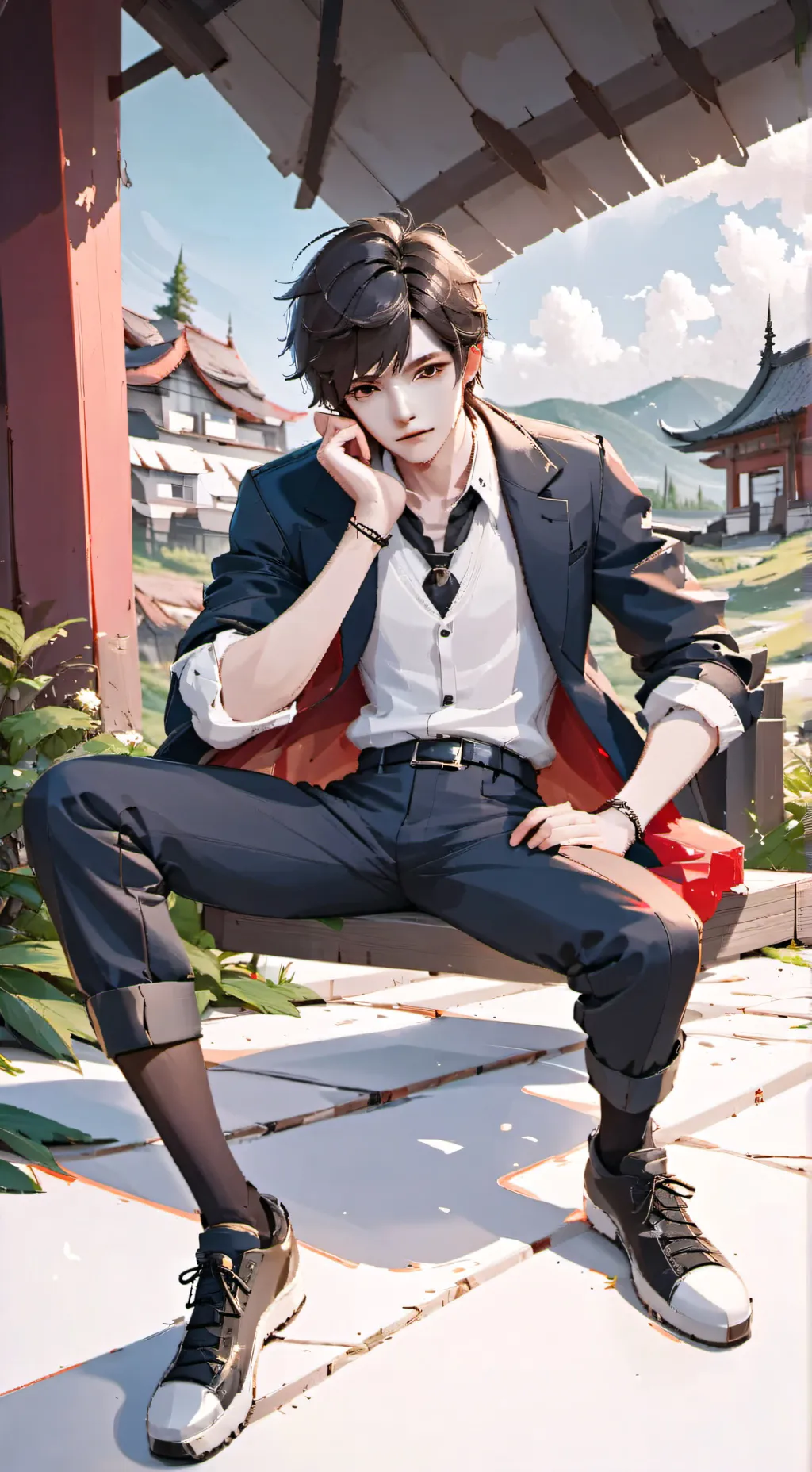 ai character: mha background