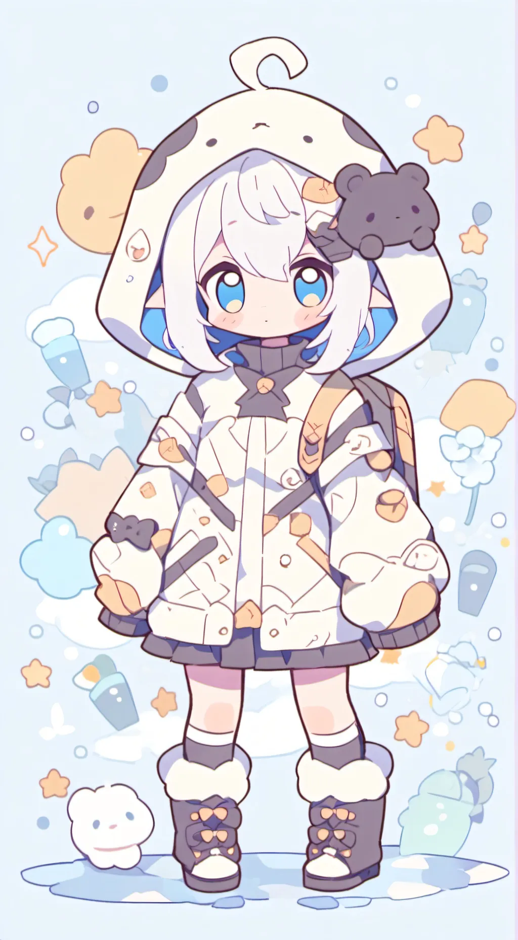 ai character: Bery background