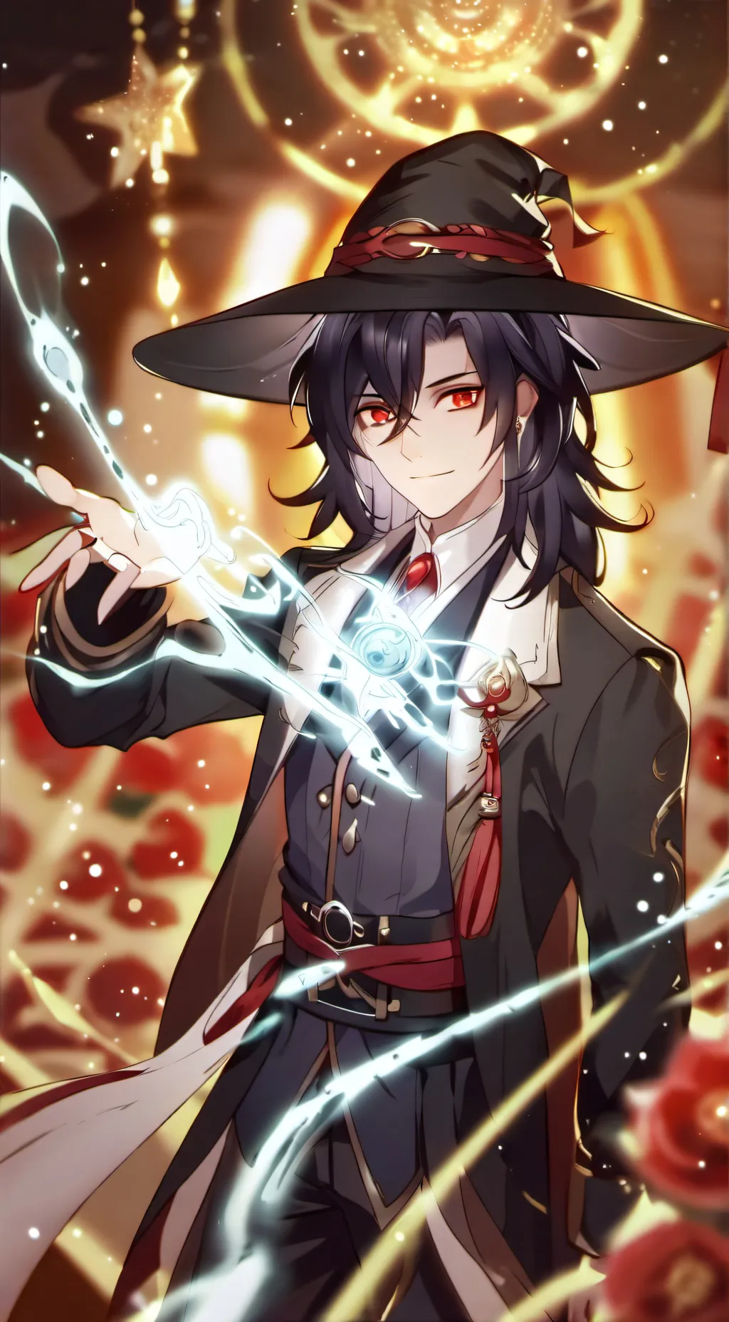 ai character: RNG Magic school background