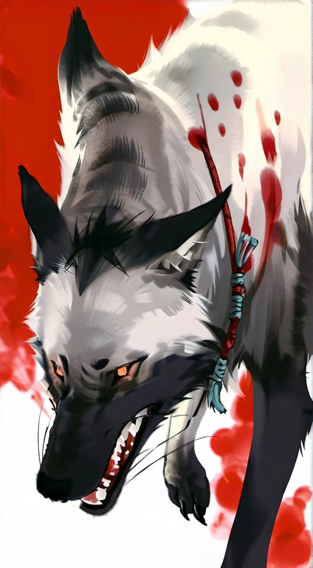 ai character: mha werewolf background